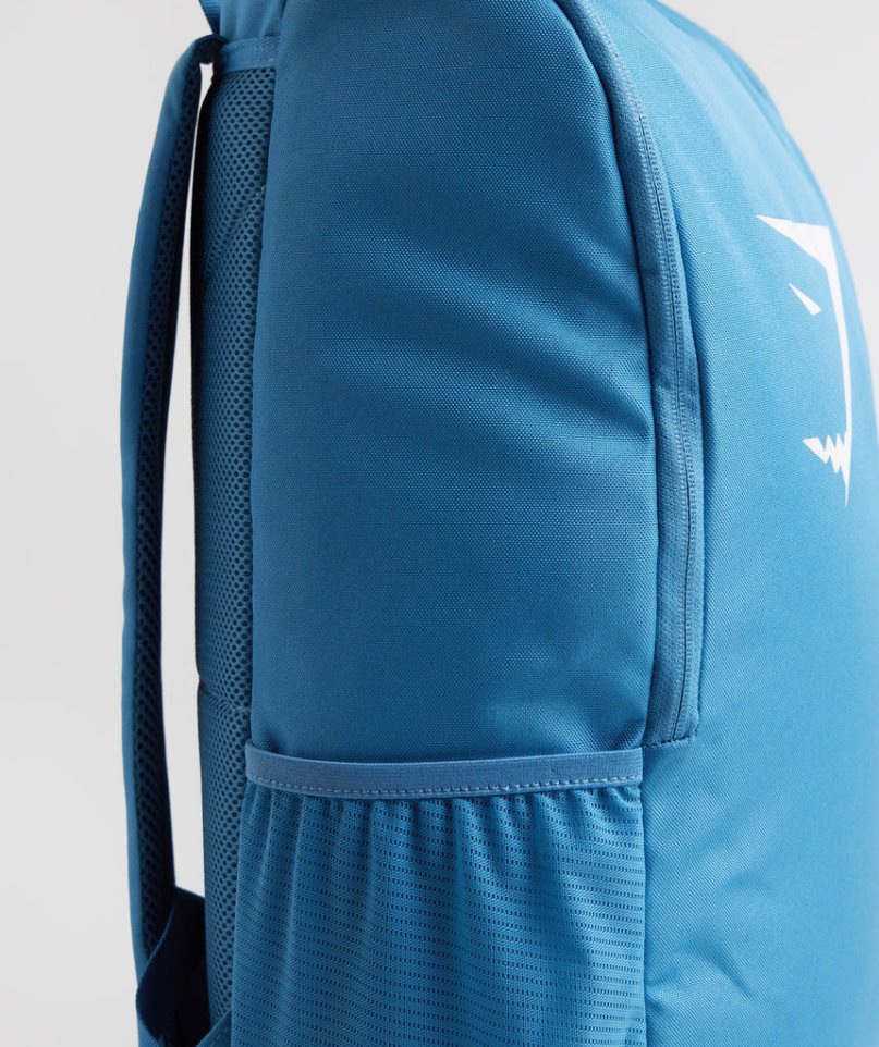 Gymshark Sharkhead Backpacks Blue | NZ 3TGEJD